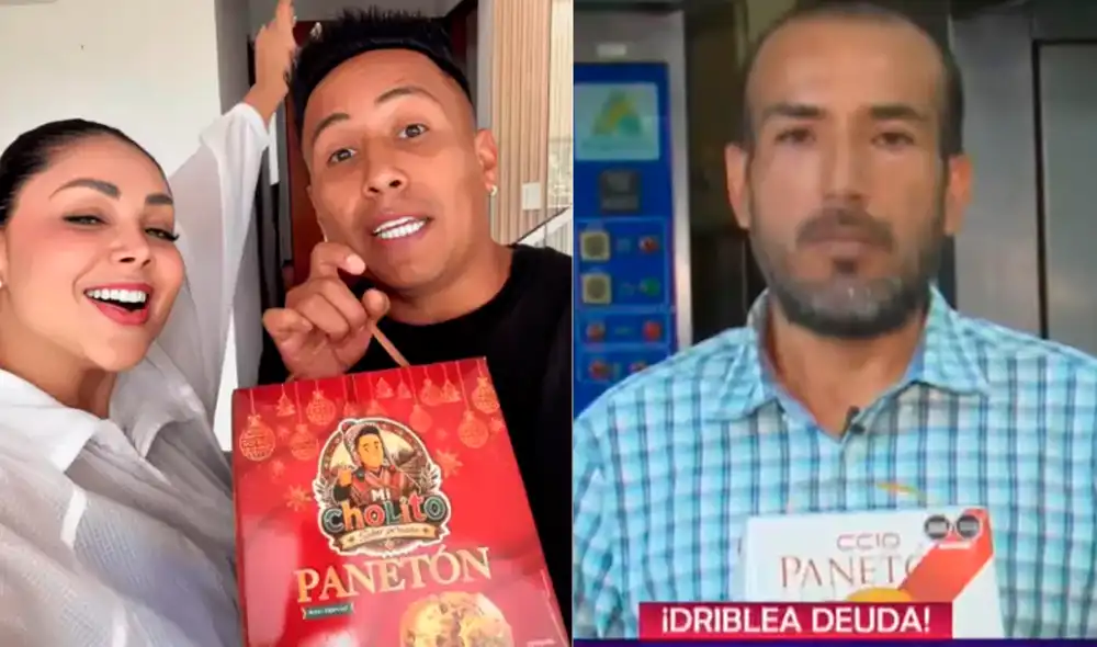 Christian Cueva anunció su nueva marca de panetones junto a Pamela Franco. Foto: Composición LR/Captura/YouTube Christian Cueva anunció su nueva marca de panetones junto a Pamela Franco. Foto: Composición LR/Captura/YouTube