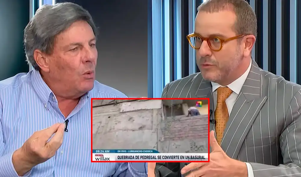 Augusto Thorndike fue increpado por su labor como periodista por Rafael Rey. Foto: Composición LR/Captura/YouTube
