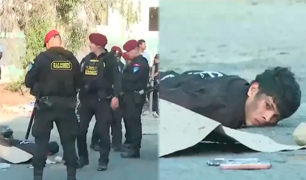 Agentes del escuadrón Los Halcones abatieron al presunto delincuente y detuvieron a su cómplice en Los Olivos.