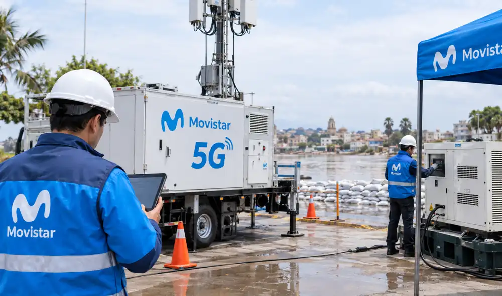 Además de las acciones preventivas, Movistar informó sobre el despliegue de tecnología 5G en puntos vinculados al recorrido del papa León XIV en Lambayeque.