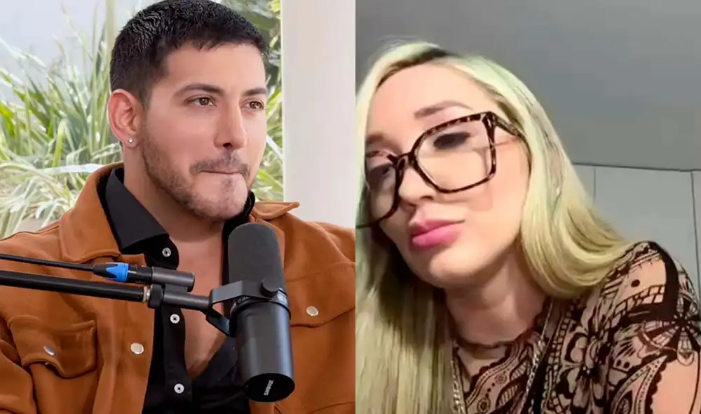 Jean Paul Santa María llenó de elogios a Romina Gachoy y asegura estar más que enamorado. Foto: Composición LR/Captura/YouTube