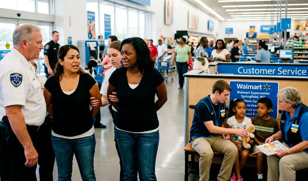Banda criminal de mujeres utiliza niños para robar artículos del Walmart. Banda criminal de mujeres utiliza niños para robar artículos del Walmart.