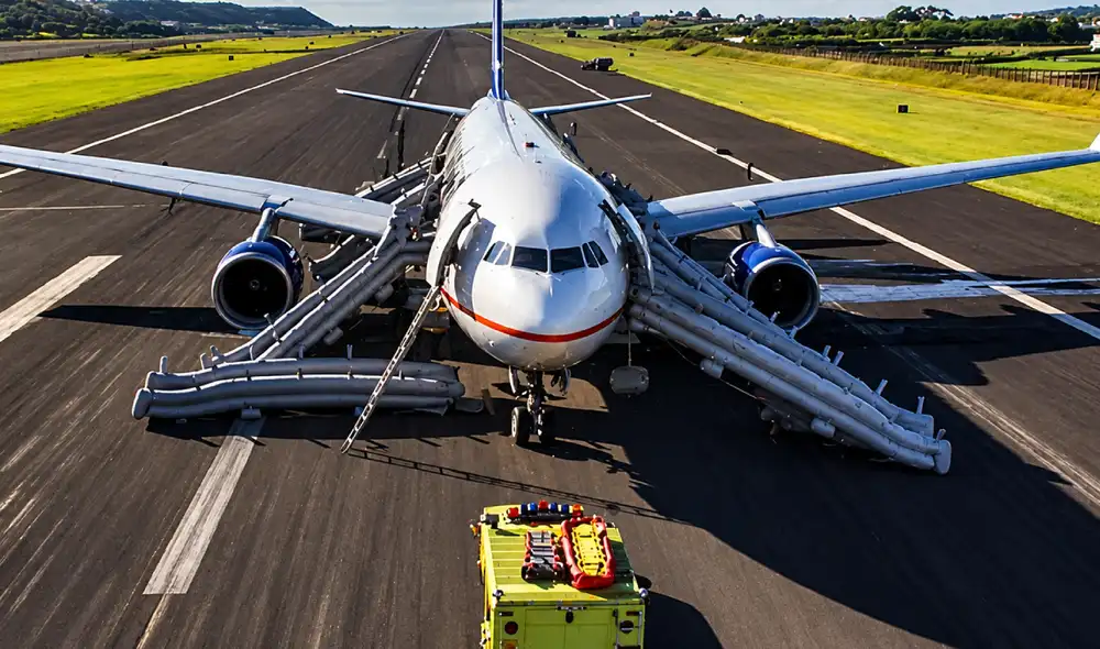 Las maniobras en un Airbus sin combustible permitieron aterrizar el avión con la tripulación sana y salva. Foto: Picture Alliance