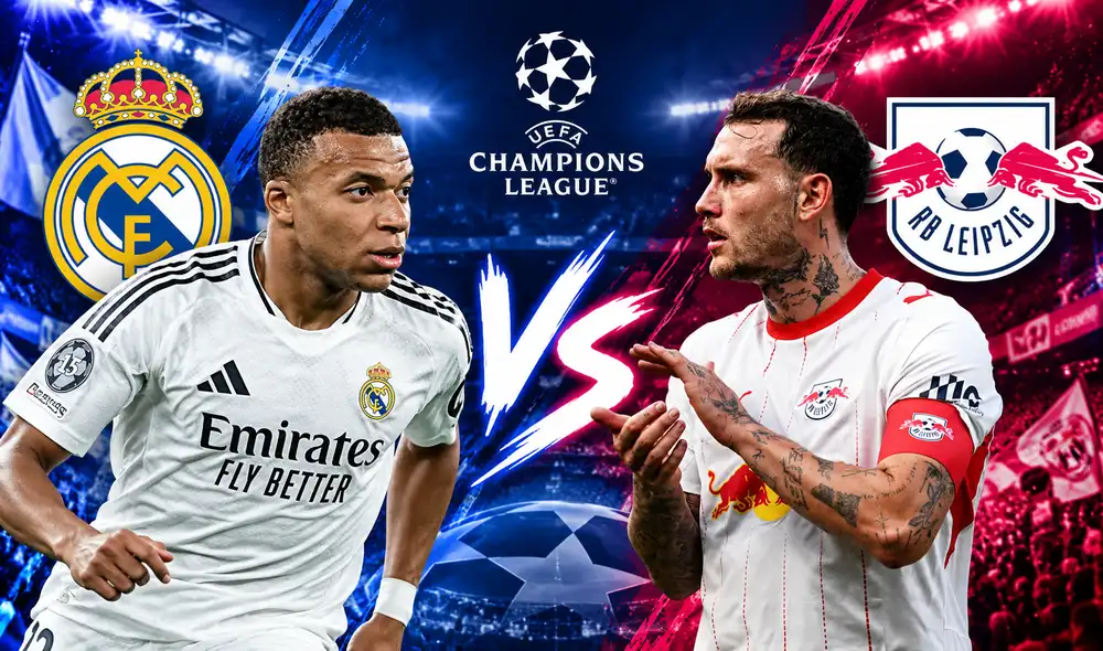 Real Madrid y RB Leipzig se enfrentan en la Champions League. Foto: composición LR/ChatGPT Real Madrid y RB Leipzig se enfrentan en la Champions League. Foto: composición LR/ChatGPT