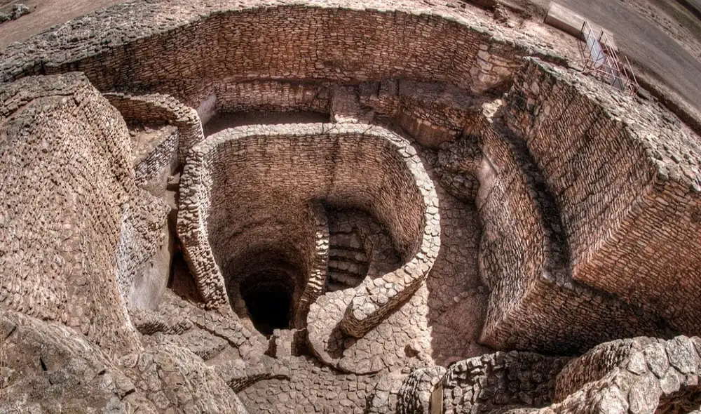 Vista aérea de Motilla del Azuer, un antiguo yacimiento de la Edad de Bronce. Foto: Ángel M. Felicísimo