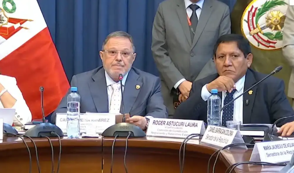 Grupo de trabajo legislativo alcanzó su quorum con la asistencia de Roger Astucuri. Foto: captura de pantalla Grupo de trabajo legislativo alcanzó su quorum con la asistencia de Roger Astucuri. Foto: captura de pantalla