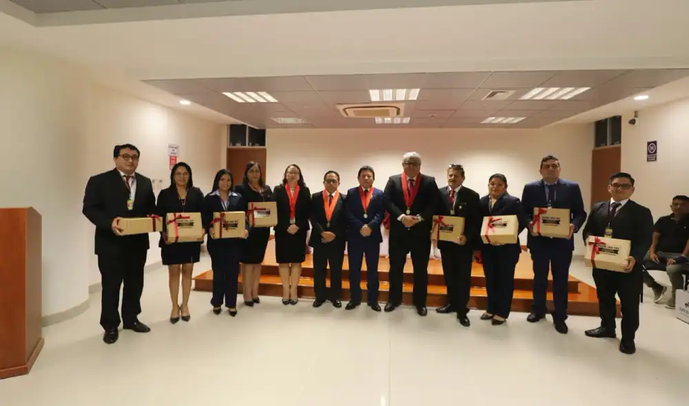 Yone Li Córdova, presidente de la Corte, destacó la importancia de optimizar el servicio de justicia. Foto: difusión.