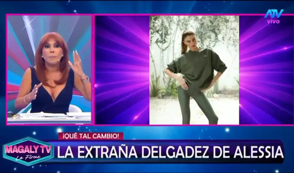 Alessia Rovegno es una de las modelos más queridas en Perú. Foto: ATV. Alessia Rovegno es una de las modelos más queridas en Perú. Foto: ATV.