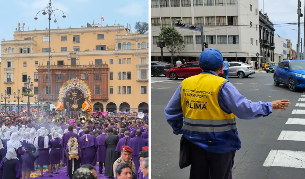 Cierres y desvíos por cuarta salida del Señor los Milagros