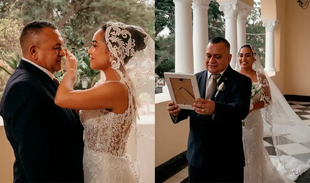 Tony Rosado rompe en llanto al ver a su hija vestida de novia. Composición LR. YouTube Tony Rosado rompe en llanto al ver a su hija vestida de novia. Composición LR. YouTube