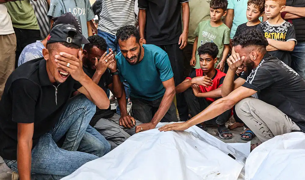 Srinivasan Muralidhar, presidente de la comisión, afirma que los actos perpetrados son parte de un ataque sistemático contra la población palestina. Foto: AFP.