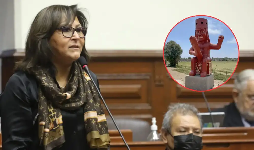 Jauregui criticó la instalación de huacos eróticos en Moche | Composición: LR. Jauregui criticó la instalación de huacos eróticos en Moche | Composición: LR.