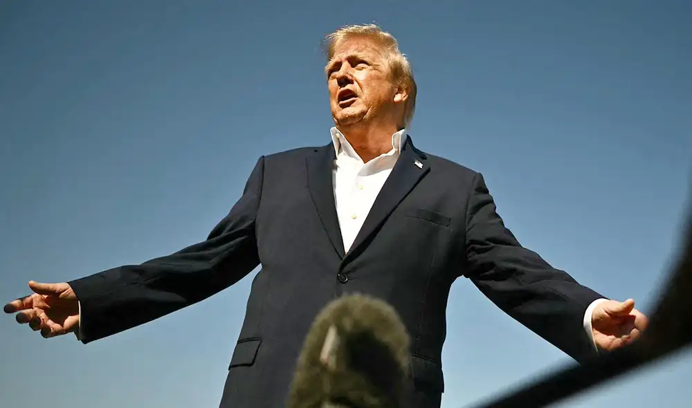 El presidente Donald Trump afirmó que aceptará el resultado de las elecciones de medio término del 3 de noviembre si considera que fueron justas, pese a la incertidumbre sobre su limpieza El presidente Donald Trump afirmó que aceptará el resultado de las elecciones de medio término del 3 de noviembre si considera que fueron justas, pese a la incertidumbre sobre su limpieza