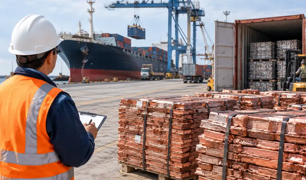 El cobre y el oro concentraron el 83,7% del valor de las exportaciones mineras peruanas entre enero y agosto de 2026. El cobre y el oro concentraron el 83,7% del valor de las exportaciones mineras peruanas entre enero y agosto de 2026.