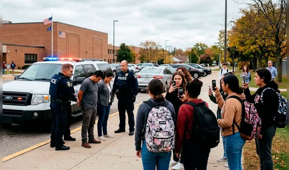 ICE habría detenido a más de 35 personas cerca a un escuela en EE.UU. ICE habría detenido a más de 35 personas cerca a un escuela en EE.UU.