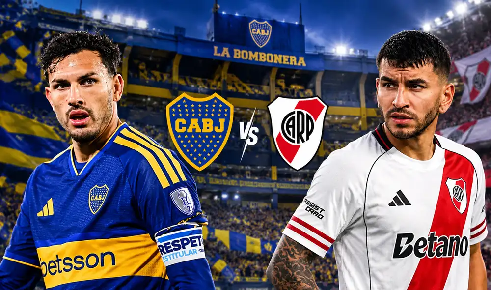 Boca Juniors y River Plate protagonizan una nueva edición del Superclásico del fútbol argentino. Foto: Composición LR/Chat GPT Boca Juniors y River Plate protagonizan una nueva edición del Superclásico del fútbol argentino. Foto: Composición LR/Chat GPT