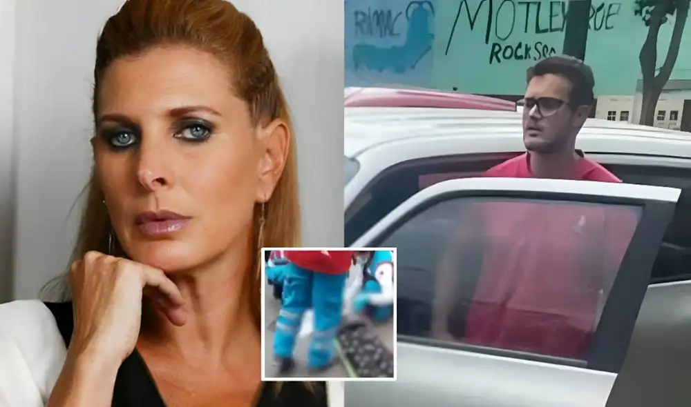 Leslie Stewart ofreció declaraciones a 'América Hoy' tras el accidente protagonizado por su hijo Malek Rifai Stewart.