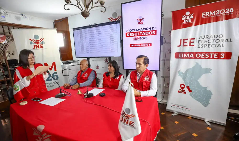 JEE inició la proclamación de resultados de las elecciones regionales y municipales 2026 JEE inició la proclamación de resultados de las elecciones regionales y municipales 2026