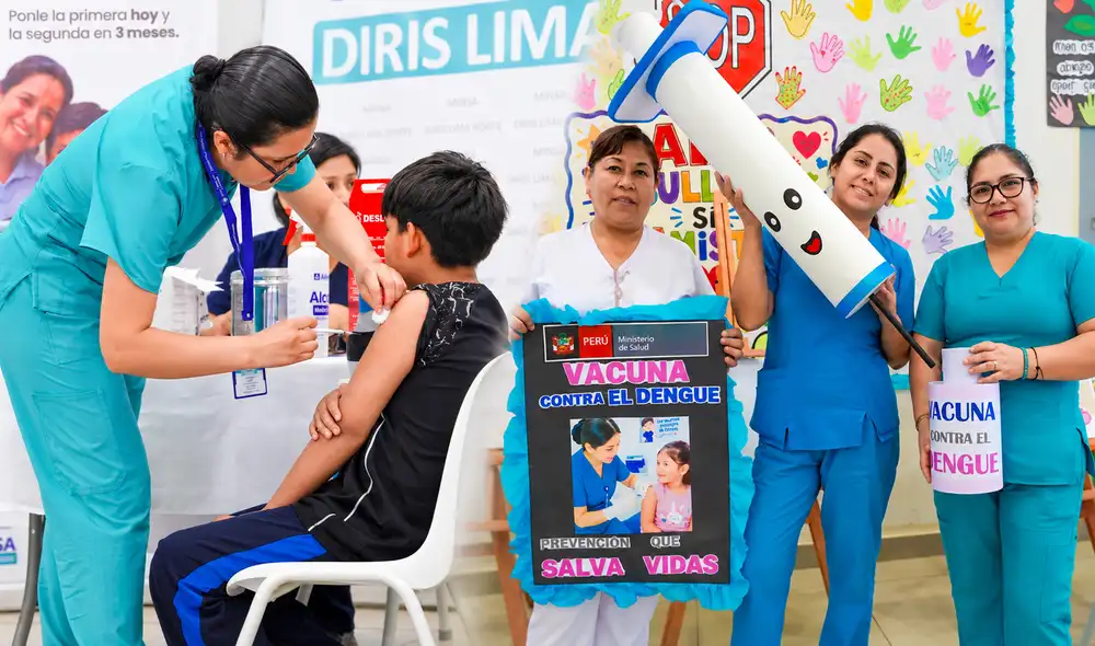 El Ministerio de Salud amplía la campaña de vacunación contra el dengue en Lima Metropolitana, incluyendo Carabayllo y ampliando cobertura en San Juan de Lurigancho.