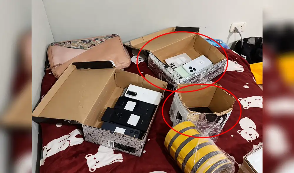 La Policía Nacional del Perú intervino un inmueble en El Agustino, donde encontraron 231 teléfonos celulares presuntamente robados. Tres personas, incluyendo una mujer embarazada, fueron detenidas. La Policía Nacional del Perú intervino un inmueble en El Agustino, donde encontraron 231 teléfonos celulares presuntamente robados. Tres personas, incluyendo una mujer embarazada, fueron detenidas.