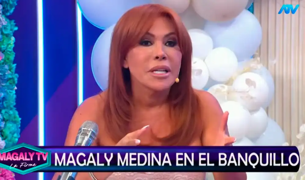 La conductora Magaly Medina confirmó que permanecerá en ATV, agradeciendo las ofertas de otros canales. Foto: ATV