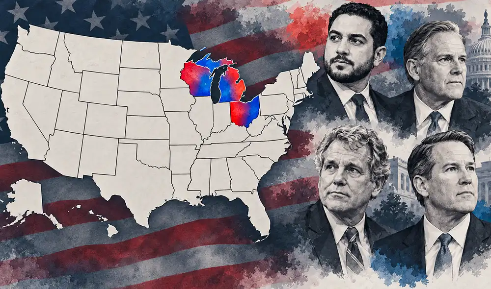 Estados Unidos se prepara para las elecciones intermedias del 3 de noviembre de 2026, con un aumento en el voto anticipado en Míchigan, Ohio y Wisconsin. Estos estados son clave para la batalla entre demócratas y republicanos.