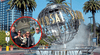 La familia estadounidense que transformó un viejo cupón en una entrada gratuita a Universal Studios