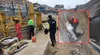 Hombre se salva de morir en Chorrillos tras caer 20 metros en pozo de agua en construcción