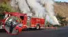 Incendio forestal en la Costa Verde obliga al cierre de la vía sur-norte frente a playa Agua Dulce