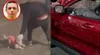 Vecinos atacan auto del padre de hombre que mató a perrita en Trujillo y exigen justicia por la muerte de la mascota