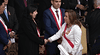 Dina Boluarte y el 'frío' saludo con presidenta del Poder Judicial tras solicitar reforma del sistema judicial