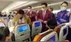 Coronavirus: retienen a mujer que tosió a una azafata por querer salir del avión
