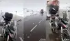 El hombre que grabó se encontraba varado en la carretera. Foto: captura de TikTok