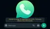 Este mensajes de WhatsApp aparece tanto en iOS como en Android. Foto: composición LR