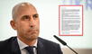 Luis Rubiales renunció a la RFEF tras besar sin consentimiento a Jenni Hermoso