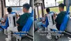 Peruano sorprende al viajar en bus público con su PlayStation 5 y le dicen: “No le quedó para el Uber”