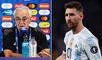 Fossati y su firme respuesta tras conocer que Argentina jugará sin Messi y con suplentes en crucial partido