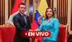 Dina Boluarte se reunió con presidente de Ecuador, Daniel Noboa, en el XV Gabinete Binacional