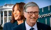 Bill Gates 'respalda' la candidatura de Kamala Harris: "Es maravilloso que pueda pensar en temas como la IA"