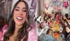 Melissa Paredes recibe una sorpresa de Anthony Aranda con ‘pijama party’ antes de su cumpleaños de la modelo