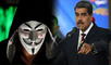 Anonymous hackea y expone las cuentas bancarias de Nicolás Maduro y los viajes de Petro a Venezuela