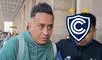 Christian Cueva ilusionado tras llegar a Cusco para firmar por Cienciano: "Mucha felicidad por volver a jugar"