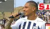 Paolo Guerrero cometió tremendo exabrupto durante su presentación: "Arriba Alianza, la c..."