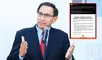 Martín Vizcarra critica que Fuerza Popular cuestione la inseguridad ciudadana: "Conchudos"