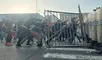 PNP lanza bombas lacrimógenas y perdigones a comerciantes y transportistas que llegaron al Congreso