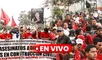 Paro nacional 24 de octubre HOY EN VIVO: obreros de construcción civil y FTCCP marchan contra la extorsión y sicariato