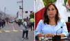 Manifestantes tiran huevos y persiguen a comitiva de Dina Boluarte en Chosica: "Fuera, asesina"