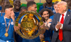 La presencia del presidente de Estados Unidos sorprendió a los jugadores del Chelsea. Foto: captura de Disney Plus