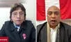 Henry Shimabukuro exhortó a Delia Espinoza a buscar la captura de Vladimir Cerrón.Foto: composición LR/captura de pantalla/Inty Noticias