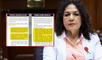 María Acuña habría plagiado su tesis de maestría en más del 80%